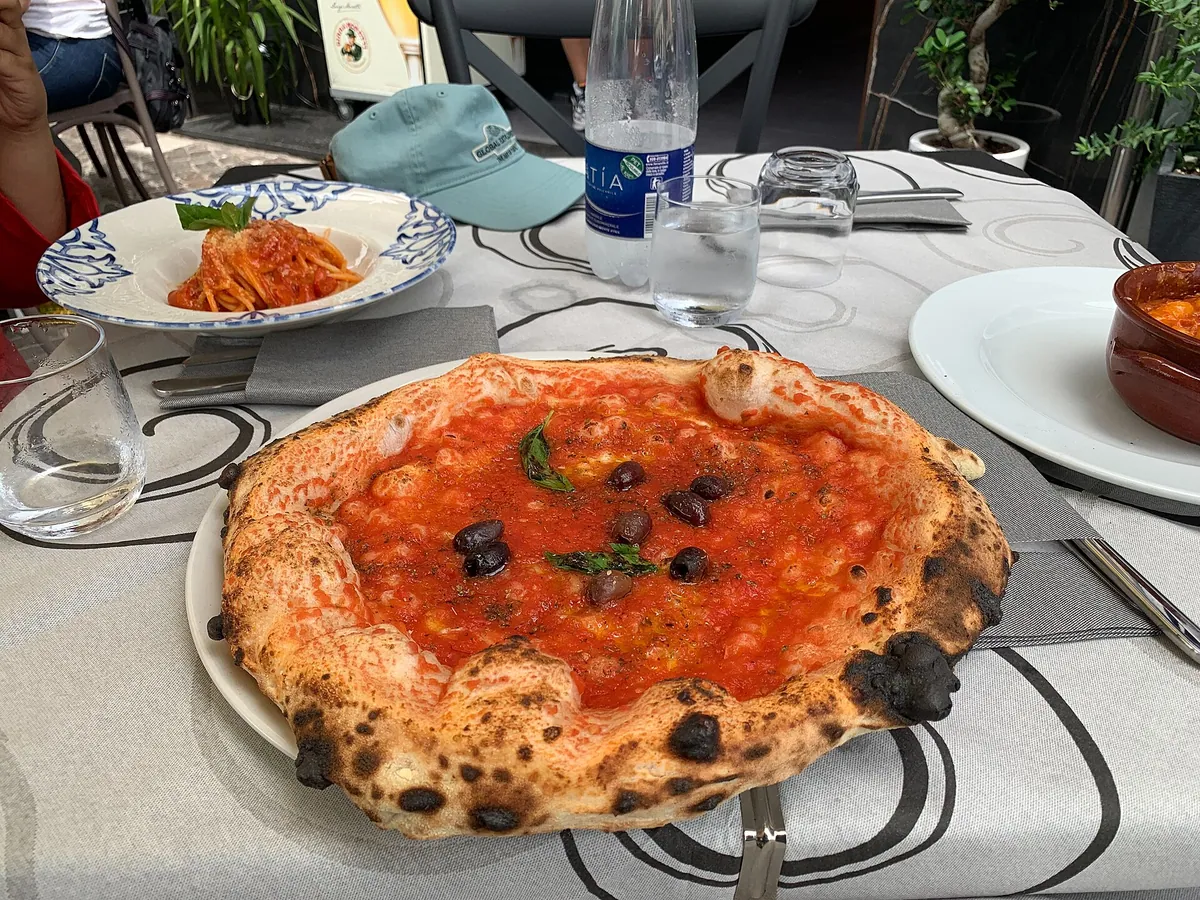 Pizza food typical of Milan Woodfire Pizza